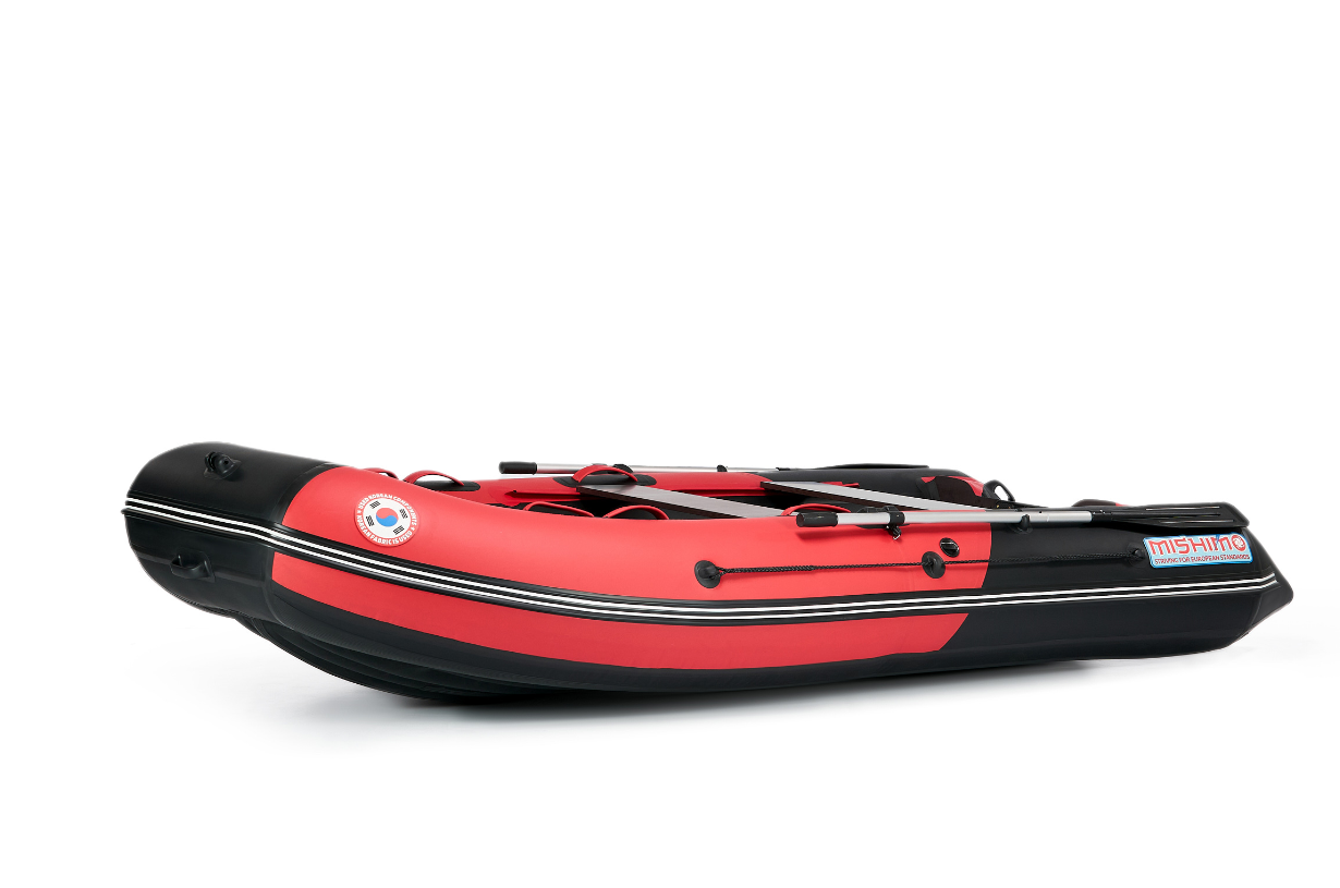 КОМПЛЕКТ ЛОДКА MISHIMO PRO 350 + ЛОДОЧНЫЙ МОТОР MARLIN MP 9.9 (15) AMHS PROLINE в Томске