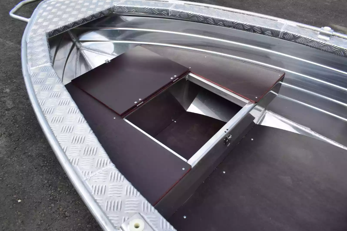 Алюминиевая лодка Wyatboat-390Р Увеличенный борт в Томске