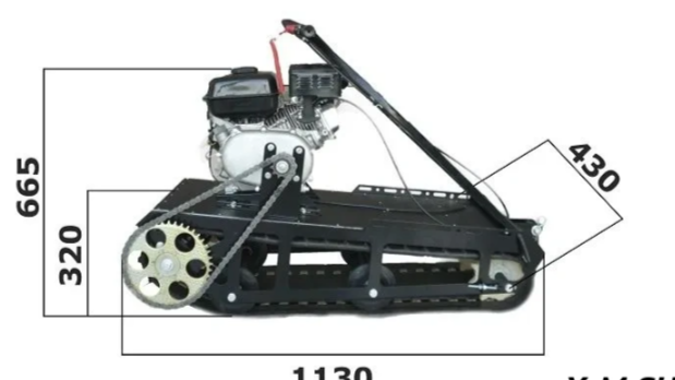Мотобуксировщик XTREME-MOTORS "Конек-Горбунок" 6.5 л.с. в Томске