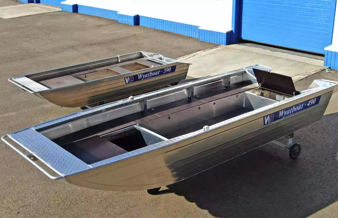 Алюминиевая лодка Wyatboat-490 Jonboat в Томске