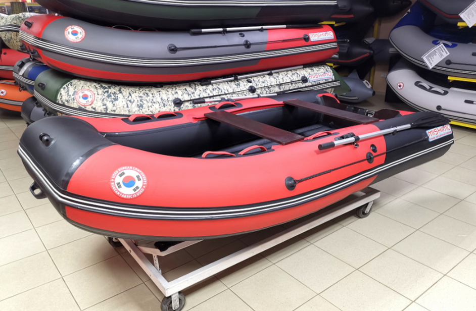 КОМПЛЕКТ Лодка MISHIMO PRO 350 + ЛОДОЧНЫЙ МОТОР MARLIN MP 9.9 (20) AMHS PRO в Томске