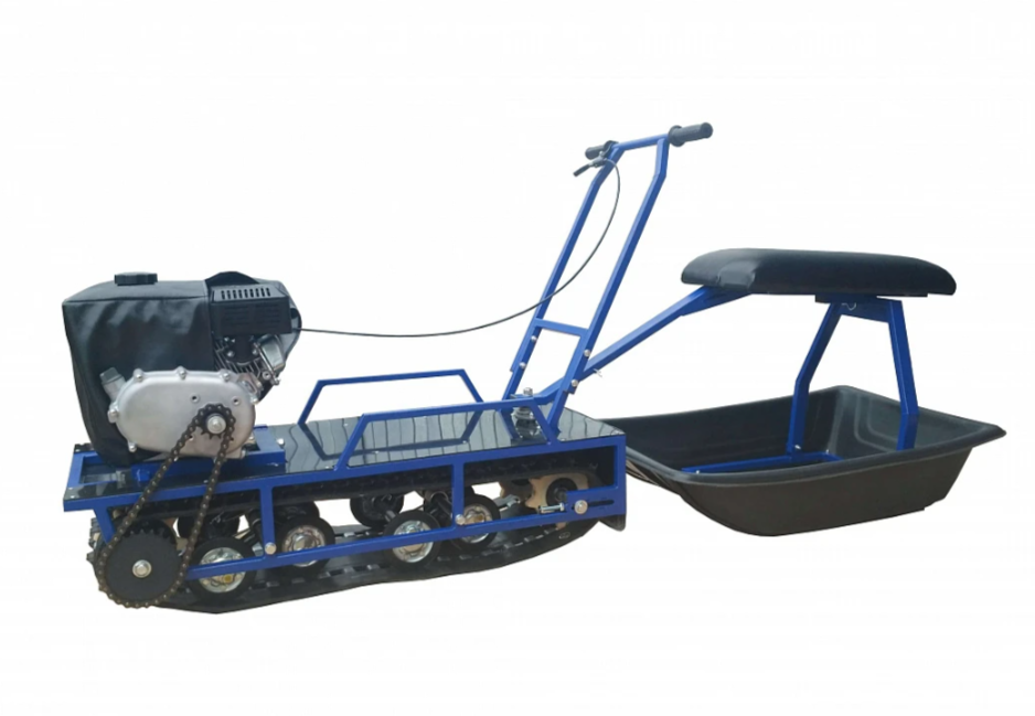 Мотобуксировщик Альбатрос-L 8 с фарой в Томске