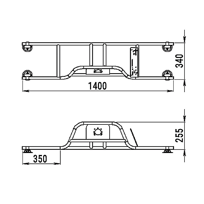 Стойка рулевая с бортовым креплением малая в Томске