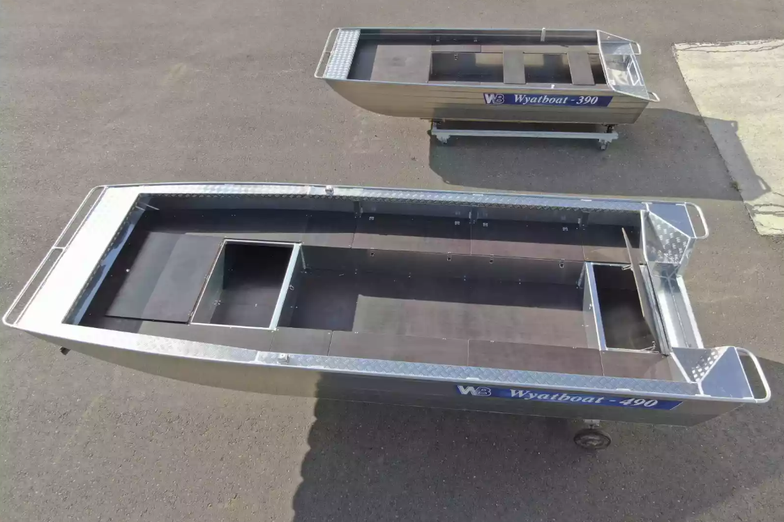 Алюминиевая лодка Wyatboat-490 Jonboat в Томске