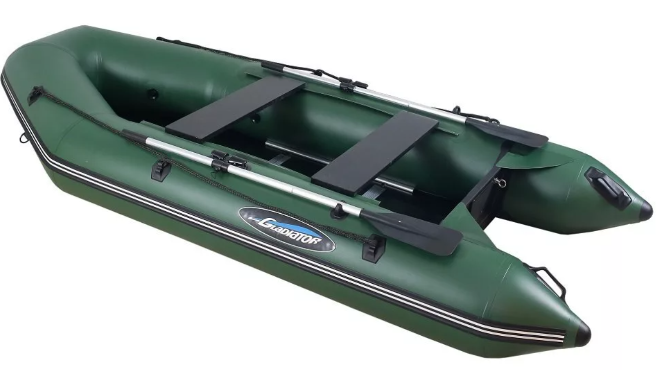 МОТОРНО-ГРЕБНАЯ ЛОДКА ПВХ GLADIATOR A 280 ТК С ФАНЕРНЫМ ДНОМ в Томске