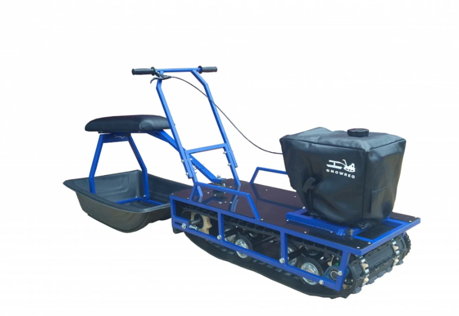 Мотобуксировщик Альбатрос-L 8 с фарой в Томске