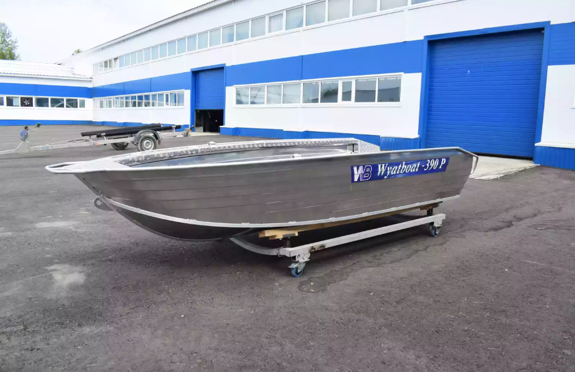 Алюминиевая лодка Wyatboat-390Р Увеличенный борт в Томске