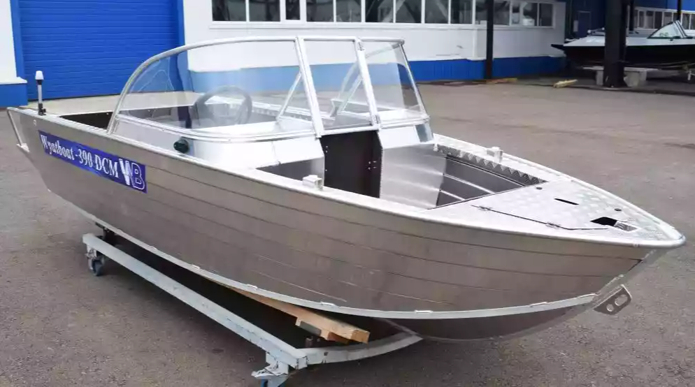 Алюминиевая лодка Wyatboat-390 DCM Увеличенный борт в Томске