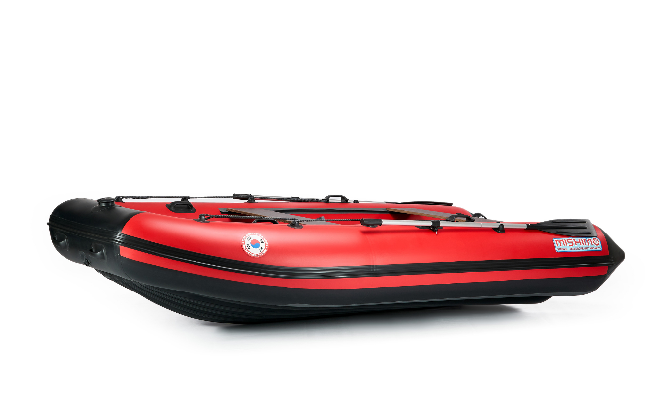 КОМПЛЕКТ ЛОДКА MISHIMO RAPID 380 PRO+ ЛОДОЧНЫЙ МОТОР MARLIN MP 9.9 (20) AMHS PROLINE FORCE в Томске