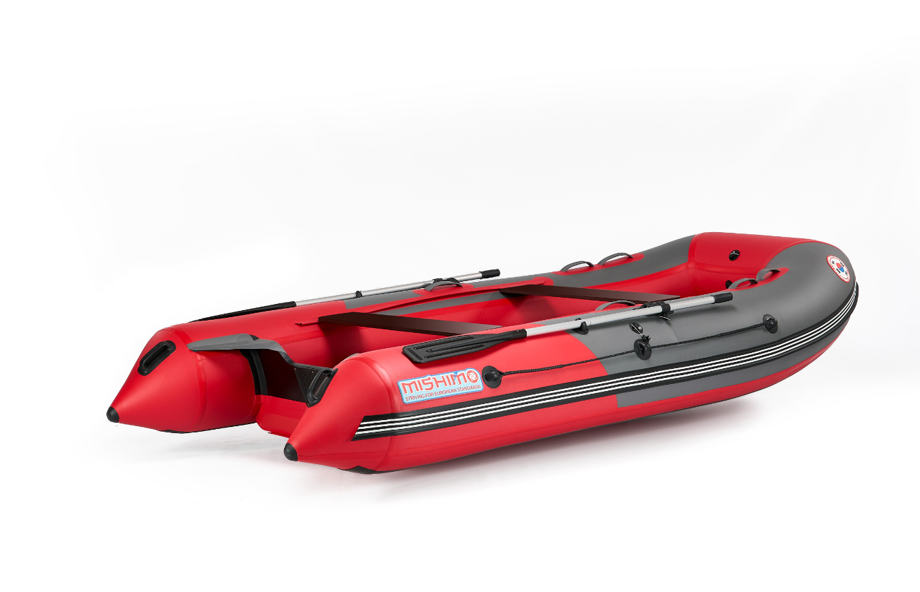 КОМПЛЕКТ ЛОДКА MISHIMO PRO 350 + ЛОДОЧНЫЙ МОТОР MARLIN MP 9.9 (15) AMHS PROLINE в Томске