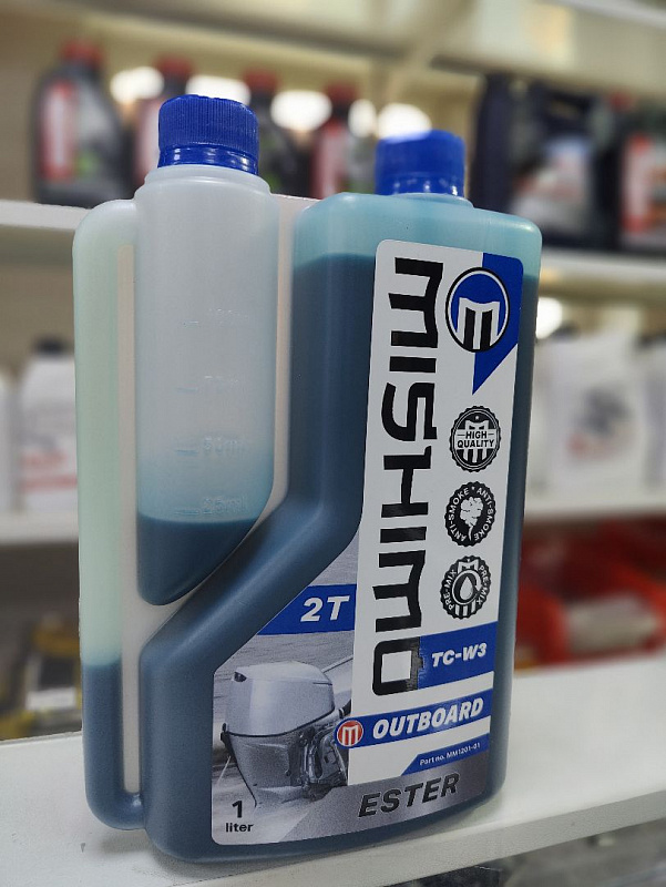 Масло MISHIMO 2T OUTBOARD (ESTER) полусинтетика 1 л в Томске