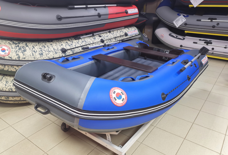 КОМПЛЕКТ Лодка MISHIMO PRO 350 + ЛОДОЧНЫЙ МОТОР MARLIN MP 9.9 (20) AMHS PRO в Томске