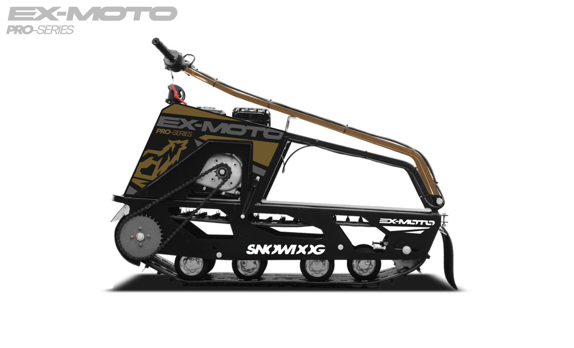 Мотобуксировщик EX-MOTO SNOWDOG S380 8л.с. в Томске