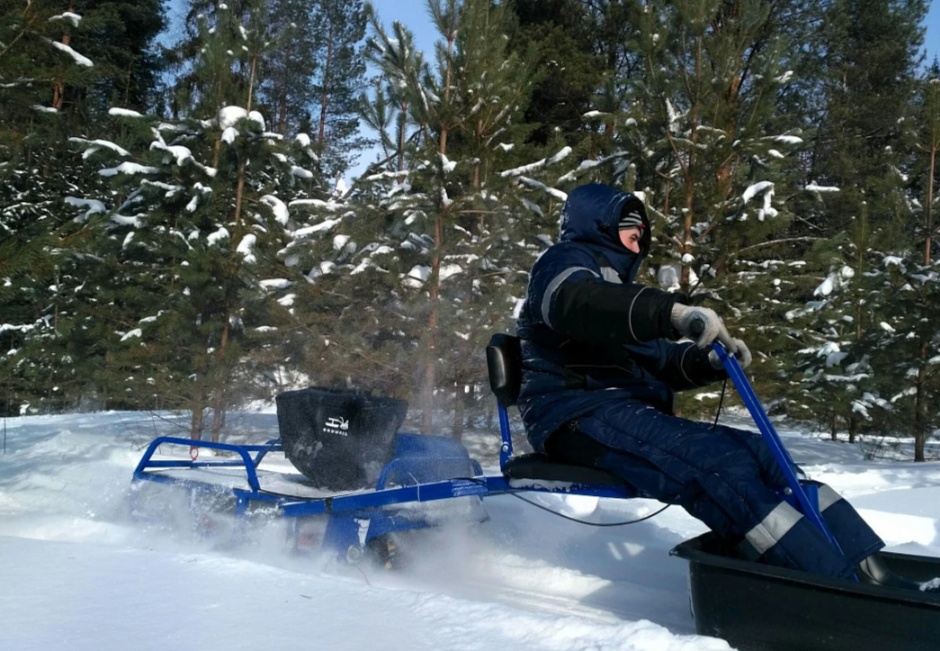 Мотобуксировщик толкач Альбатрос-XL8 с модулем. Без фары, тележки в Томске