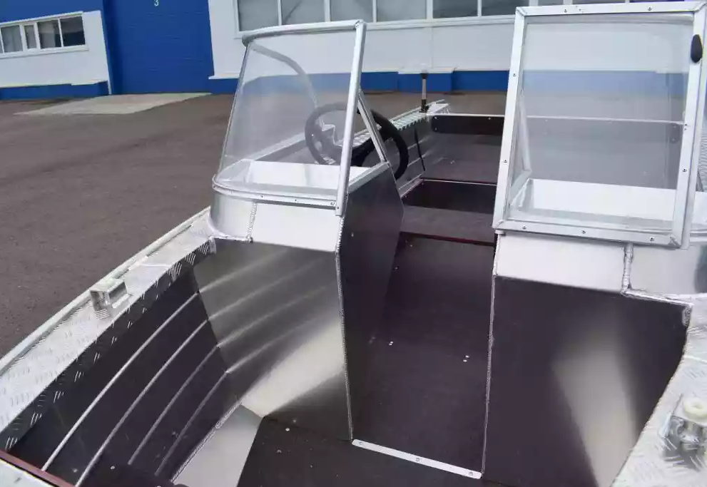 Алюминиевая лодка Wyatboat-390 DCM Увеличенный борт в Томске