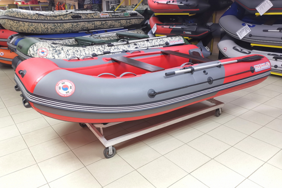 КОМПЛЕКТ Лодка MISHIMO PRO 350 + ЛОДОЧНЫЙ МОТОР MARLIN MP 9.9 (20) AMHS PRO в Томске
