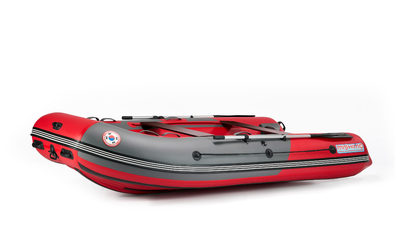 КОМПЛЕКТ ЛОДКА MISHIMO PRO 350 + ЛОДОЧНЫЙ МОТОР MARLIN MP 9.9 (15) AMHS PROLINE в Томске