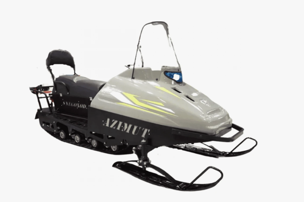 Миниснегоход Бурлак Азимут 20 л.с. , эл.запуск, реверс, тормоз гидравл, капот серый в Томске