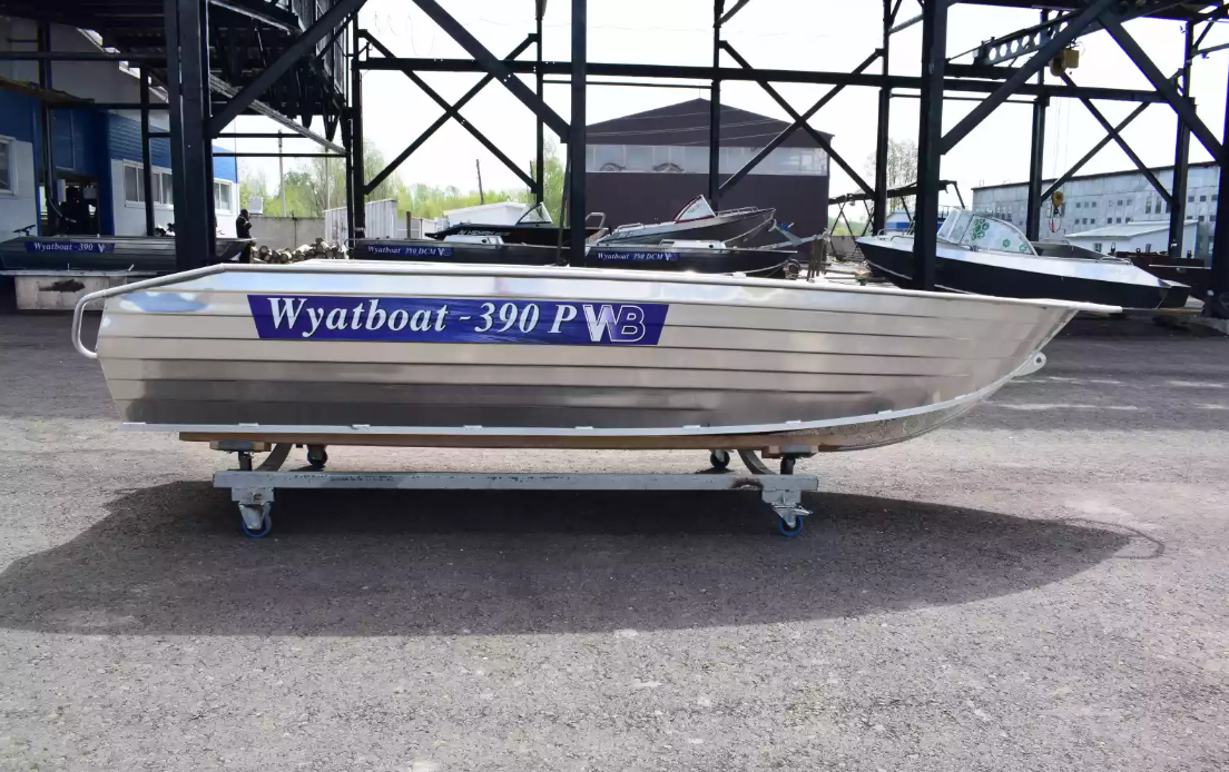 Алюминиевая лодка Wyatboat-390Р Увеличенный борт в Томске