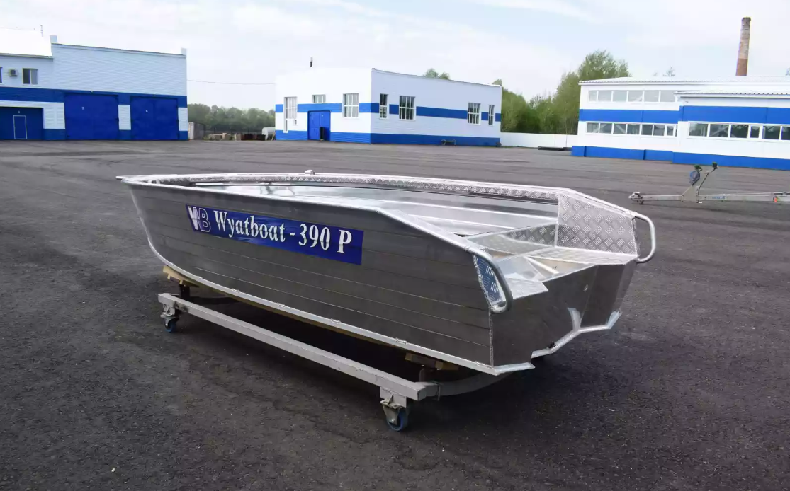 Алюминиевая лодка Wyatboat-390Р Увеличенный борт в Томске