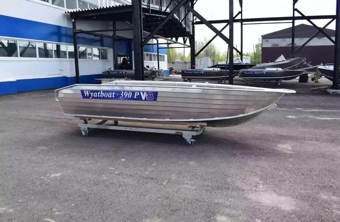 Алюминиевая лодка Wyatboat-390Р Увеличенный борт в Томске