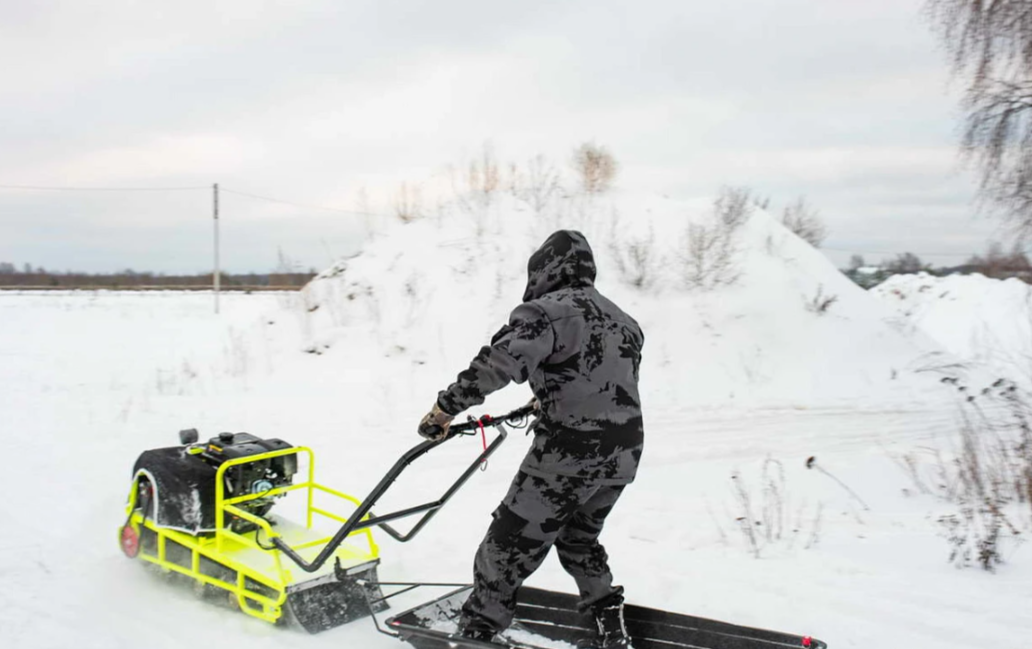 Мотобуксировщик Бурлак ХОЗЯИН-1 (капот металл) в Томске