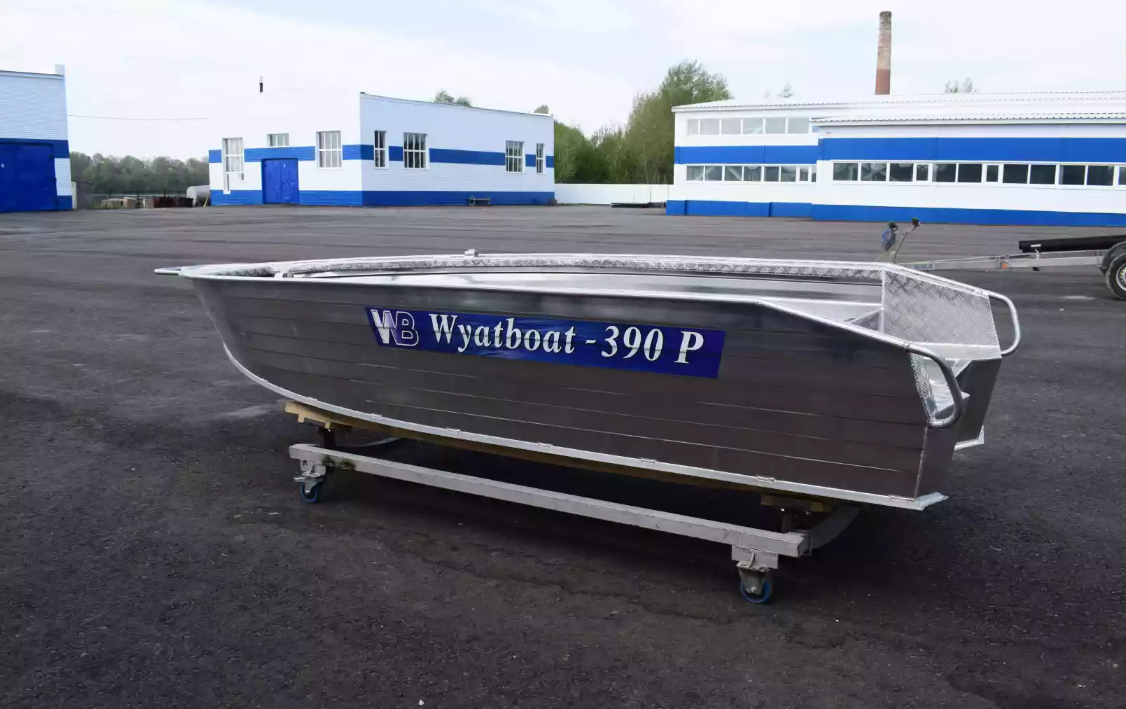 Алюминиевая лодка Wyatboat-390Р Увеличенный борт в Томске