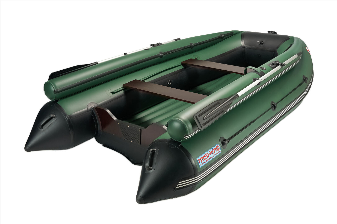 КОМПЛЕКТ ЛОДКА MISHIMO FAMILY LITE 370 + МОТОР MARLIN MP 9.9 AMHS PROLINE FORCE в Томске