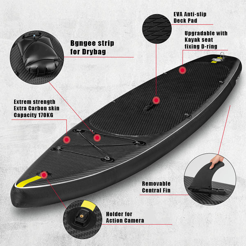 SUP (САП) ДОСКА MISHIMO CARBON DARKSIDE 11’ (335СМ) в Томске