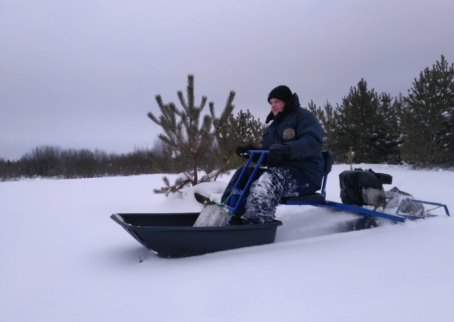 Мотобуксировщик толкач Альбатрос-XL8 с модулем. Без фары, тележки в Томске
