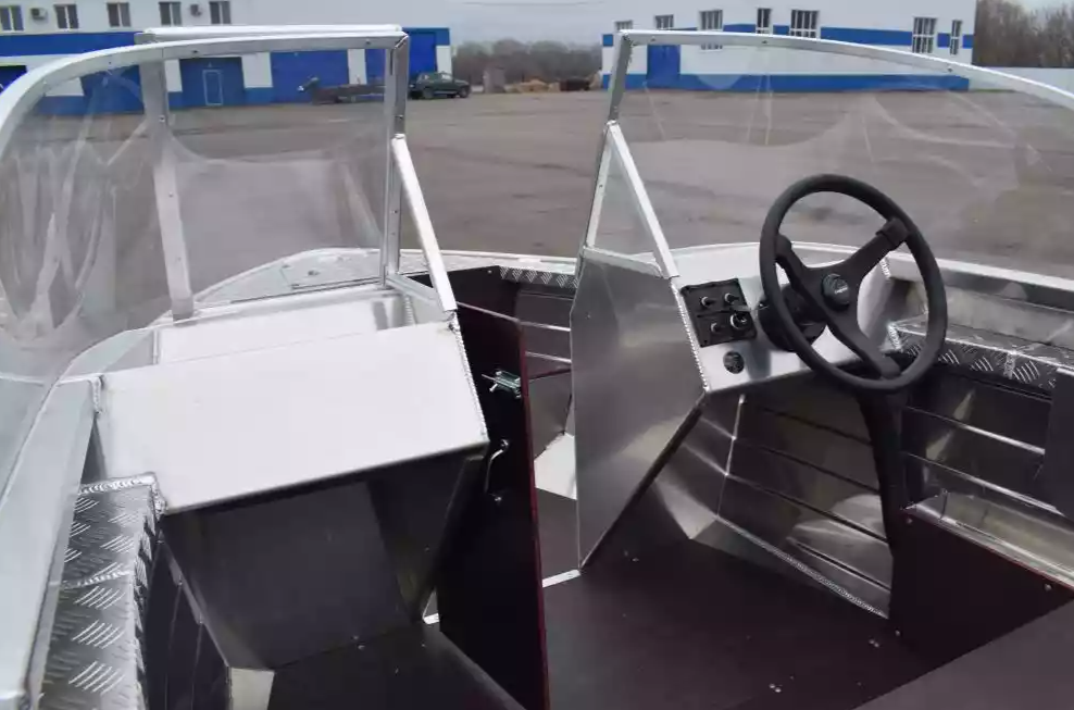 Алюминиевая лодка Wyatboat-390 DCM Увеличенный борт в Томске