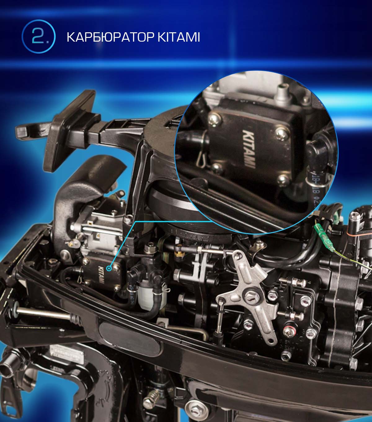 Лодочный мотор MARLIN PROLINE MP 9.9 (20) AWRS FORCE в Томске