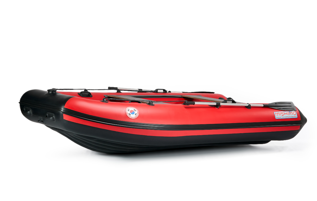 КОМПЛЕКТ ЛОДКА MISHIMO RAPID 380 + ЛОДОЧНЫЙ МОТОР MARLIN MP 9.9 (20) AMHS PROLINE FORCE в Томске
