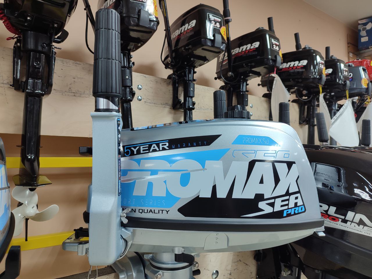 Лодочный мотор PROMAX SP5FHS (внешний бак 12 л) в Томске