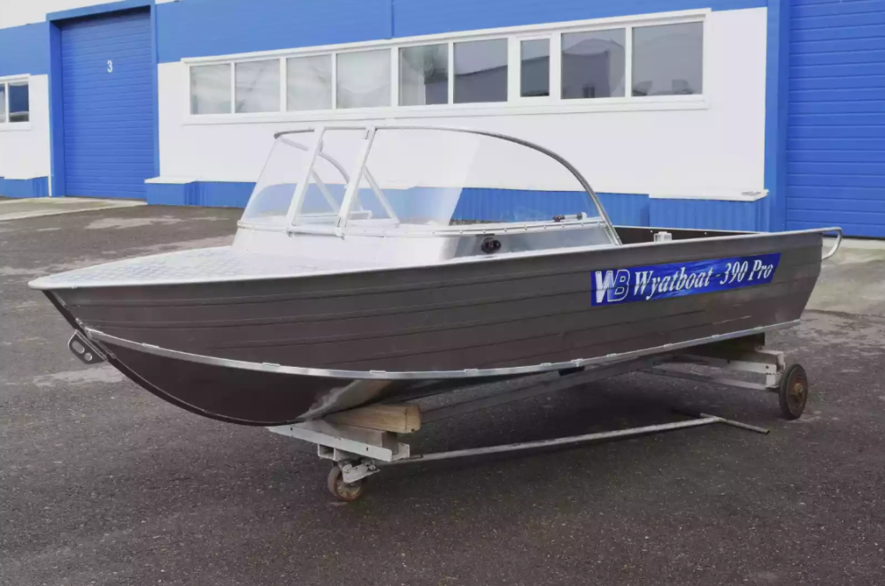 Алюминиевая лодка Wyatboat-390 Pro в Томске