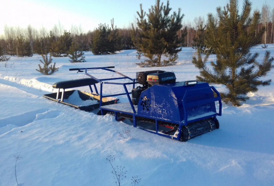 Мотобуксировщик Альбатрос-XLV 15 тележки, 1450 мм в Томске