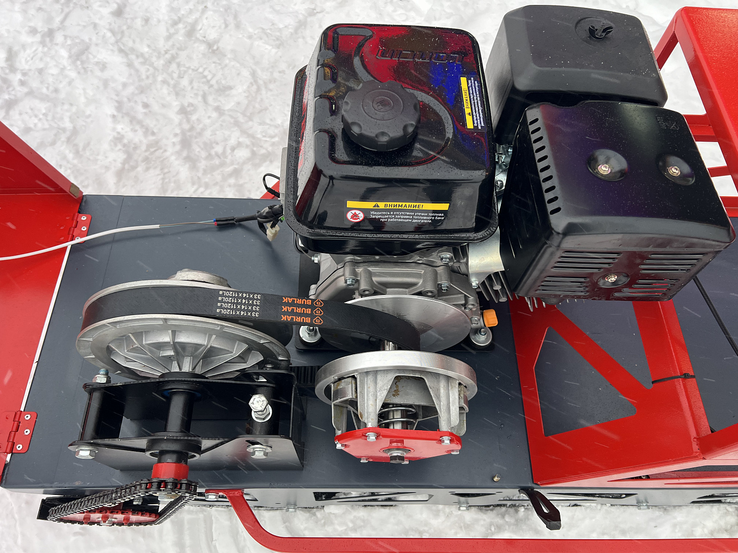 Мотобуксировщик EX-MOTO SNOWDOG S500 15л.с в Томске