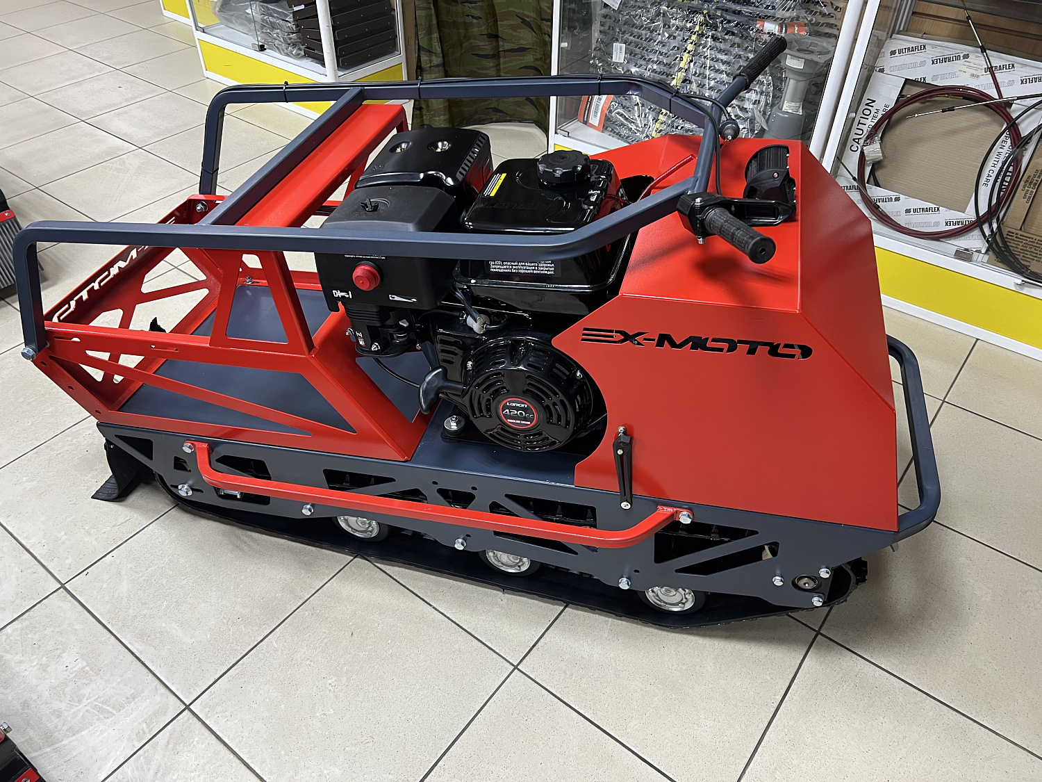 Мотобуксировщик EX-MOTO SNOWDOG S500 15л.с в Томске