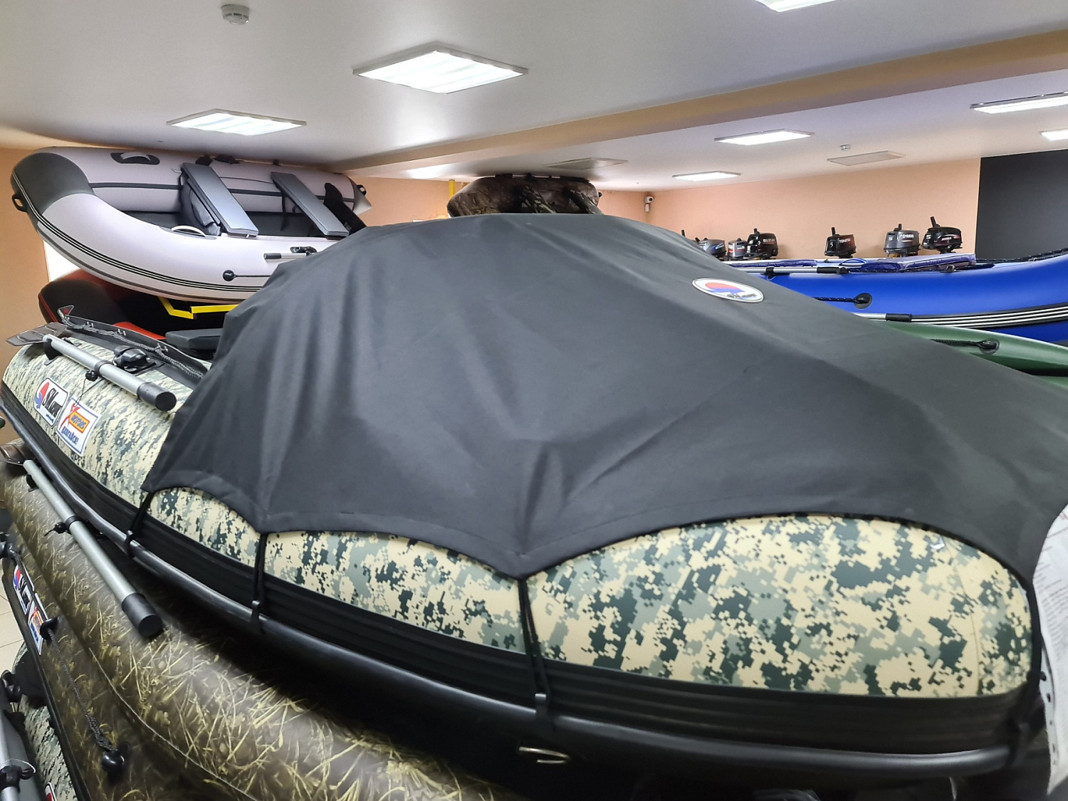 КОМПЛЕКТ НОСОВОГО ТЕНТА К ЛОДКЕ SMARINE AIR MAX 330 ЧЕРНЫЙ в Томске