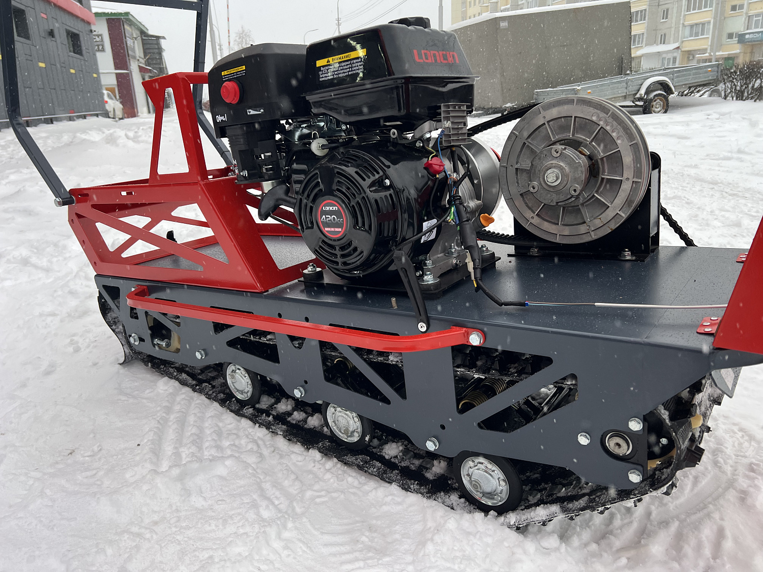 Мотобуксировщик EX-MOTO SNOWDOG S500 15л.с в Томске