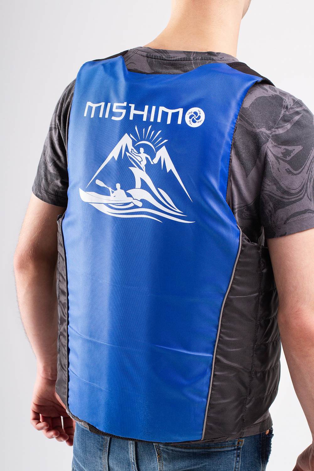 Жилет спасательный MISHIMO PRO Премиум качества Черно-синий в Томске